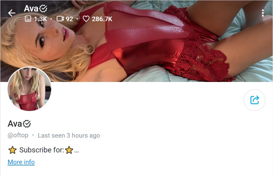 Ava / oftopfree Nackte OnlyFans Leaks 1