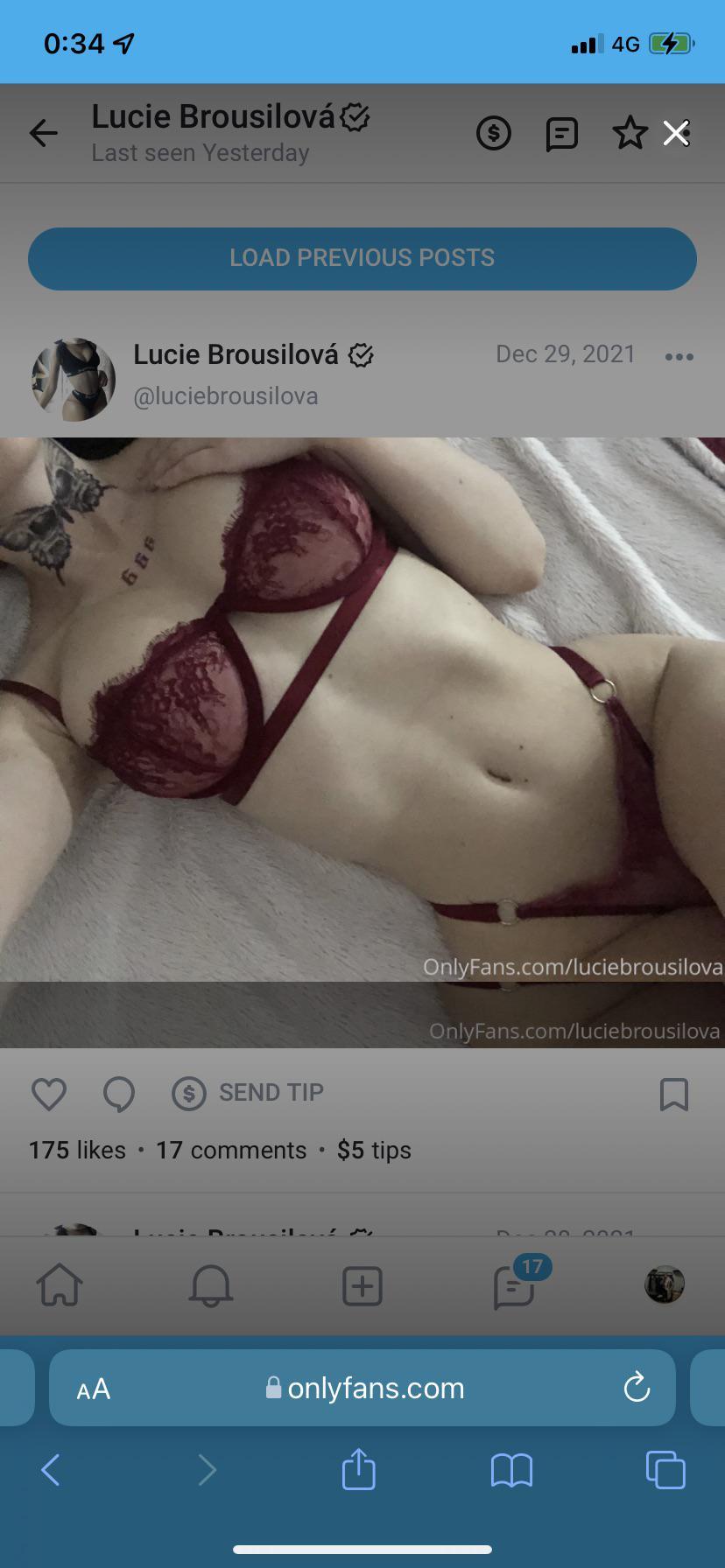 luciebrousilova Nackte OnlyFans Leaks 1