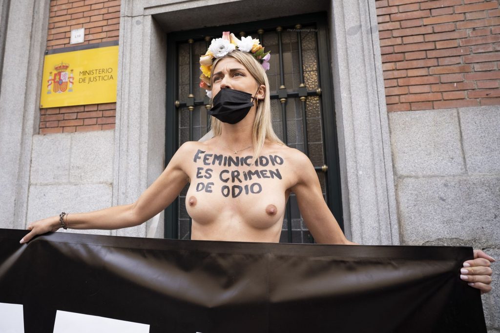 Nackte Femen-Aktivistinnen